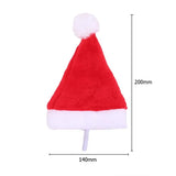 Christmas Santa Hat Cosplay Costume 50-Pack (Pet Ornament)