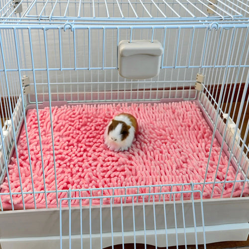 Plush Cushion Sleeping Mat — Portable Warm Bed for Hamsters & Guinea Pigs
