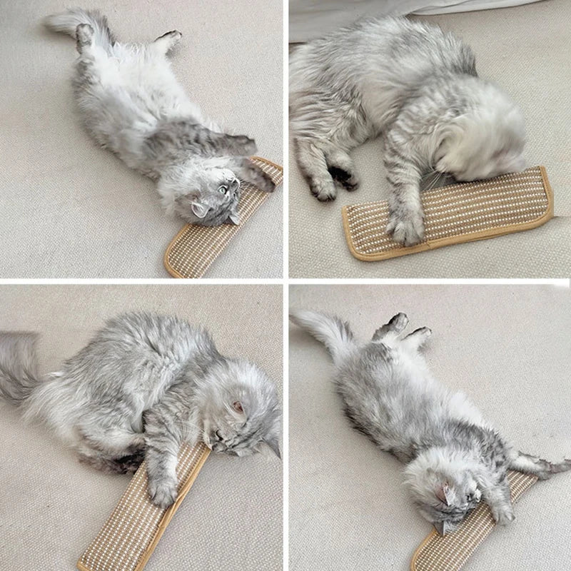 Catnip Sisal Scratching Pillow Chew Toy — Bite-Resistant Claw Grinding & Play Toy for Cats