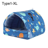 Small Animal Sleeping Nest — Warm Cotton Bed for Hamsters & Rabbits