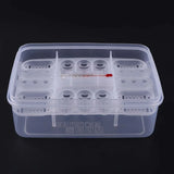 Reptile Egg Incubator Tray — 16-Grid Hatching Case for Lizard & Snake Eggs