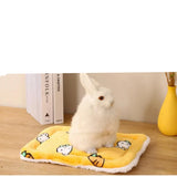 Soft Fleece Pet Bed Mat — Machine-Washable Crate Liner for Small Pets