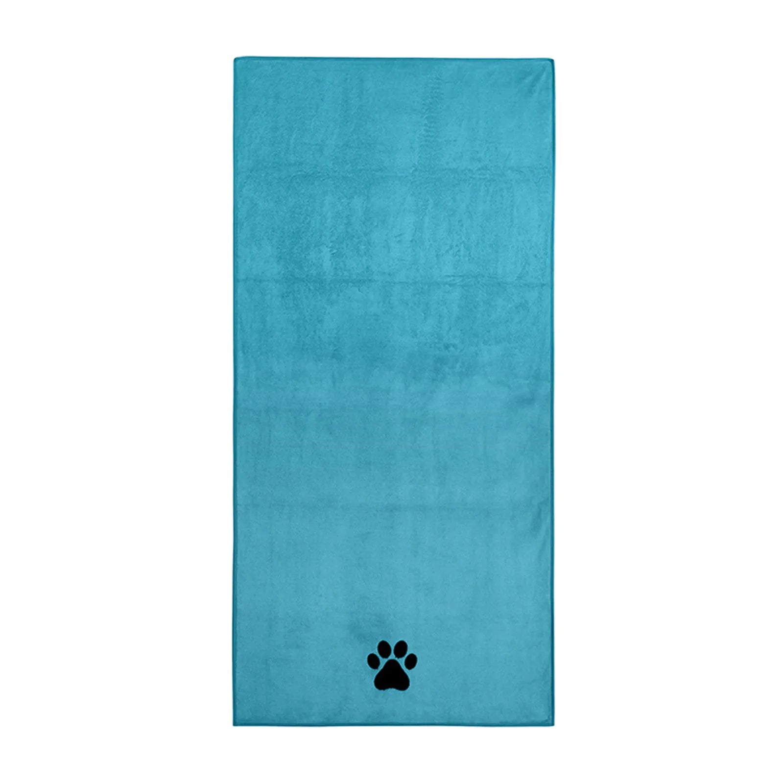Microfiber Dog & Cat Bath Towel — Embroidered, Super-Absorbent, Two Sizes