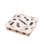 Cat Scratching Post with Felt Puzzle Box — 2-in-1 Enrichment Toy