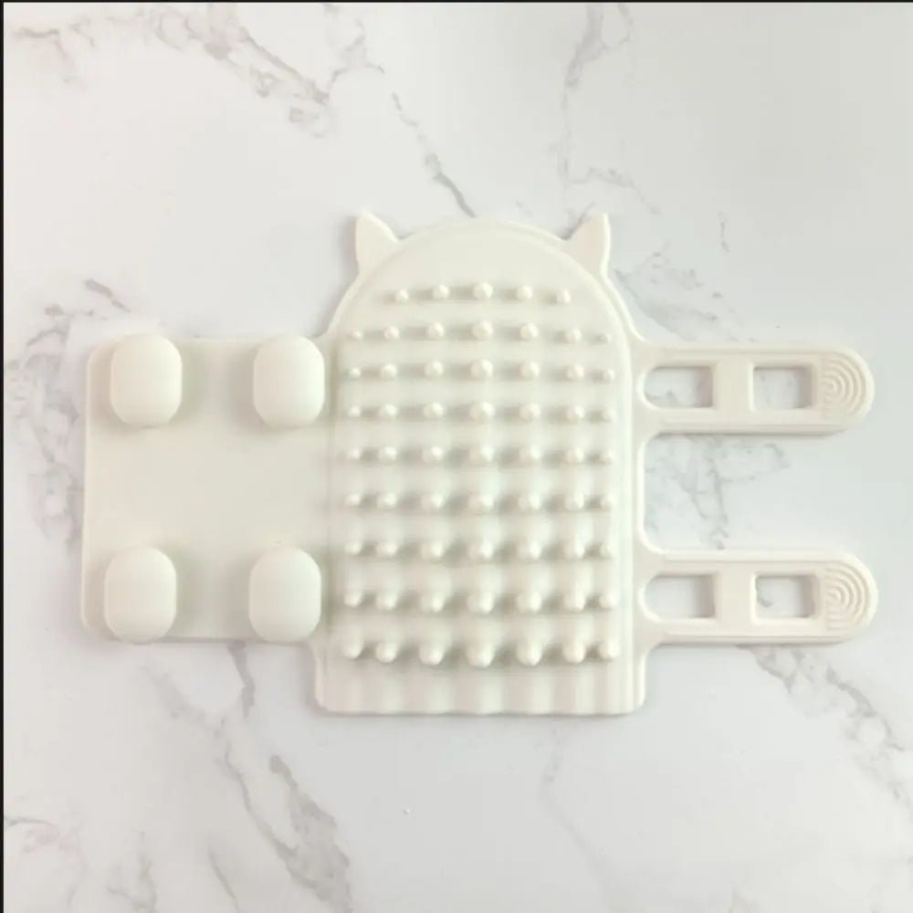 Self-Cleaning Silicone Corner Scratcher & Grooming Comb