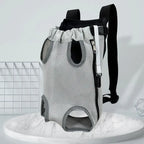 Mesh Double Shoulder Pet Front Backpack (Hands-Free, Lightweight, Breathable)