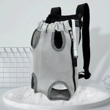 Mesh Double Shoulder Pet Front Backpack (Hands-Free, Lightweight, Breathable)