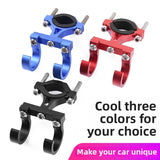 Portable Double Metal Electric Scooter Hooks Bike Shelf Tube Storage Hanger Buckle for Ebikes Helmet Rack