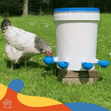 Automatic Poultry Water Cups — Leakproof Hanging Drinker Set
