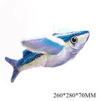 Electric Hangable Flapping Fish Cat Toy — USB Touch-Activated Flying Fish with Chirping Sound