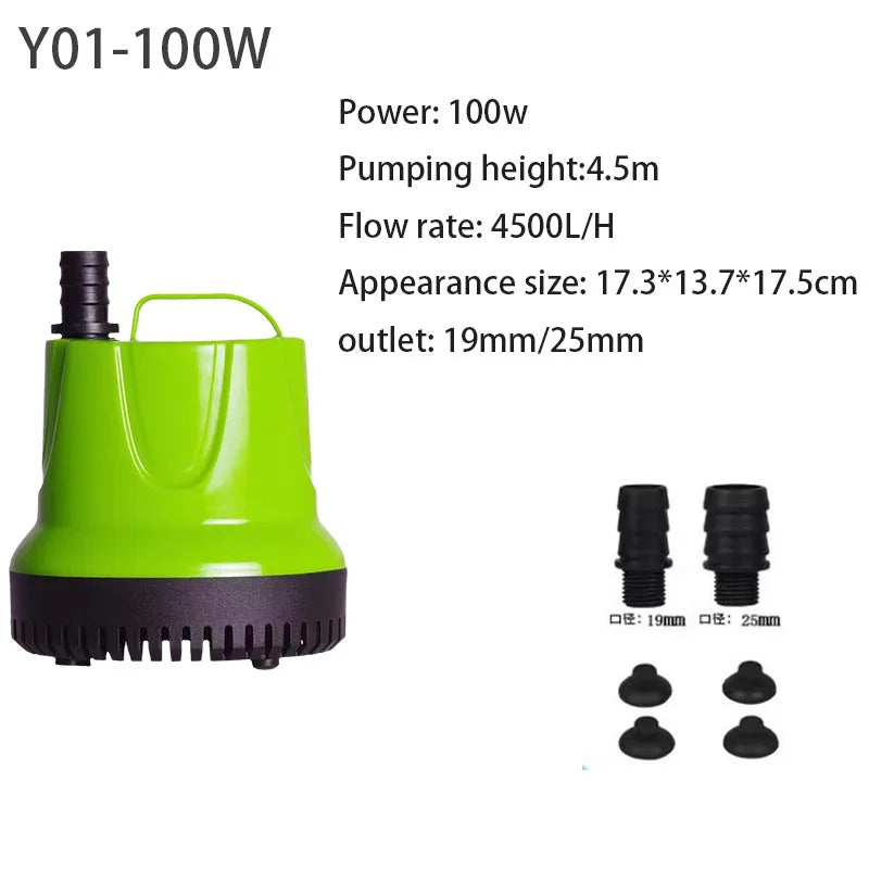 Submersible Water Pump for Aquarium, Pond & Fountain (Multi-Flow)