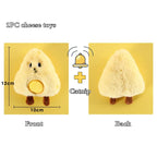 Catnip Squeaky Plush Cat Toy — Food-Shaped Design with Built-In Bell