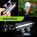 Glass CO2 & Air Diffuser for Aquariums — Fine Bubble