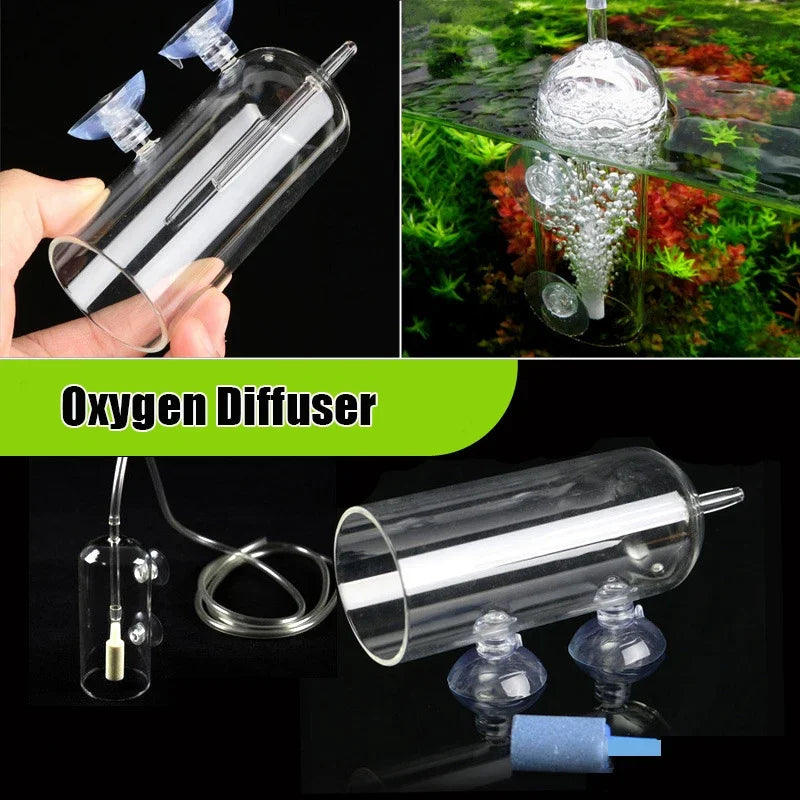 Glass CO2 & Air Diffuser for Aquariums — Fine Bubble