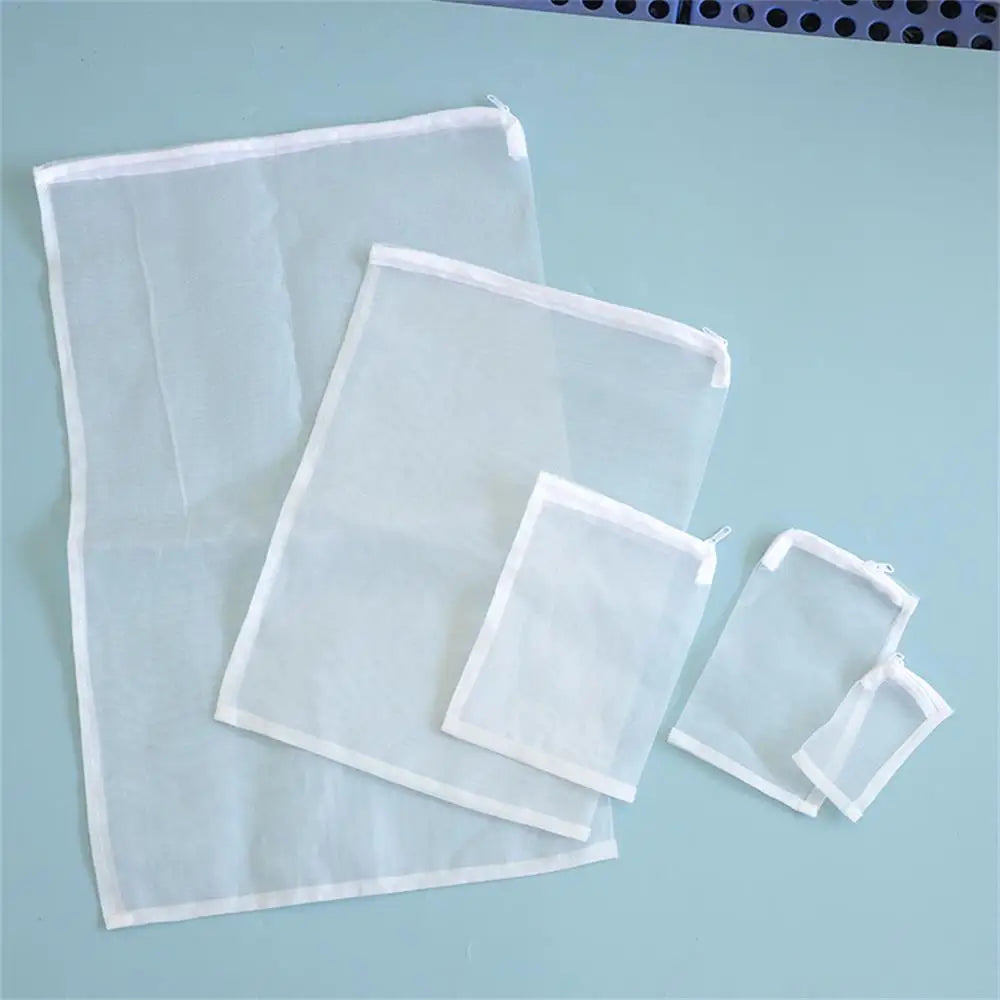 Aquarium Filter Net Bags (5-Pack, 100 Mesh Nylon, Bio Media)