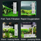 Silent Submersible Aquarium Filter Pump & Wave Maker