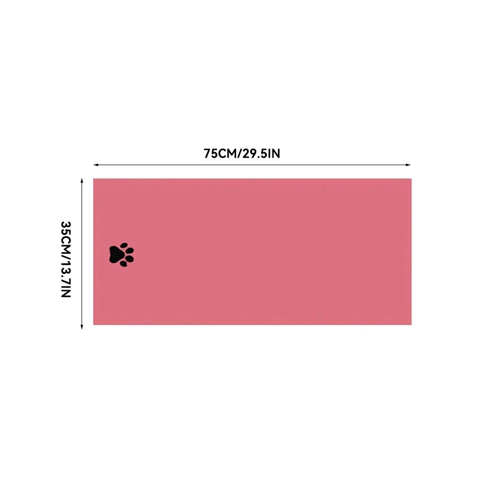 Microfiber Pet Bath Towel — Super-Absorbent Quick-Dry, 2 Sizes