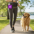 Waterproof Dog Snack Bag with Hanging Ring (Zipper, Large Capacity)