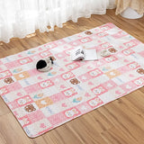 Washable Rabbit Floor Mat — Cotton Training Pad & Cage Liner