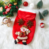 Christmas Flannel Hoodie for Dogs & Cats (Winter Clothes)