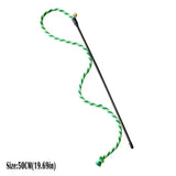 Feather Cat Teaser Wand with Bell — Lightweight Daily Exercise Toy