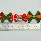 Christmas Pet Hair Bows 10-Pack (Holiday Party Accessories)