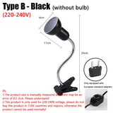 Rotatable Reptile Lamp Holder — Adjustable Basking Fixture for Turtles & Lizards