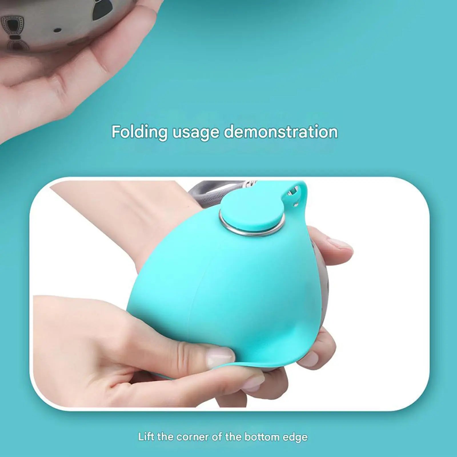 Travel Dog Water Bottle with Bowl