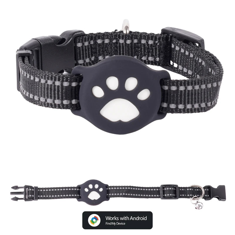 IP67 Waterproof GPS Animal Tracker Collar for Cats & Dogs (iOS & Android)