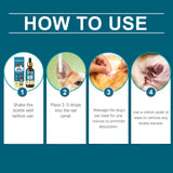 Soothing Ear Itch Relief Drops for Dogs — Gentle Nourishing Cleaner, 60ml