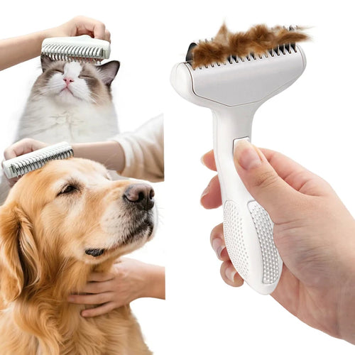 Pet Grooming Comb — Gentle Knot & Tangle Remover for Cats & Dogs