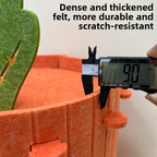 Carrot-Shaped Half-Closed Rabbit House Bed