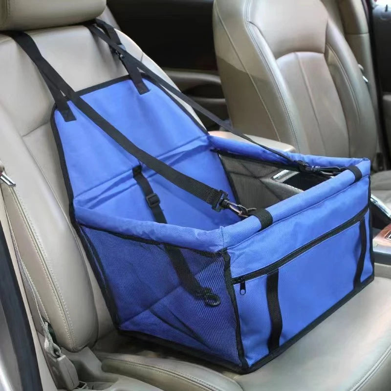Dog Car Seat with Storage Pockets (Universal, Non-Slip, Small & Medium Dogs)