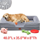 Waterproof Pet Bed with Removable Cover (Machine Washable)