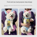 Portable Dog Backpack Carrier (Breathable, Adjustable, Oxford)