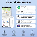 Bluetooth Smart Tag GPS Locator for Luggage & Keys - Apple Find My Compatible (iOS)