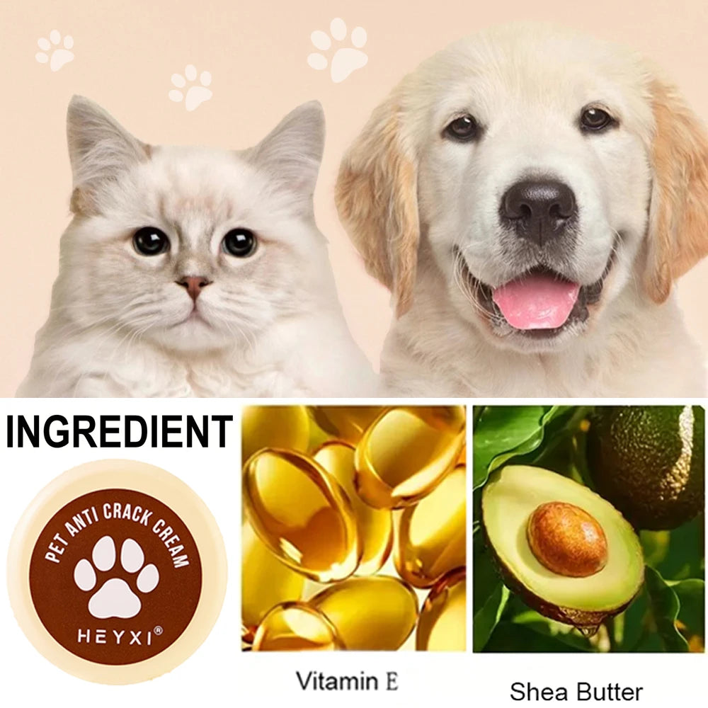 Pet Paw & Nose Moisturizing Cream — Anti-Crack Care for Cats & Dogs