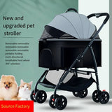 Pet Car Strollers 3in1 Lightweight Foldable Specifically Designed for Walking Dogs Infants Medium-sized Small Dogs Cats Outdoor