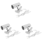 360° Rotating E27 Lamp Holder — Clip-On Reptile Heat & UV Fixture