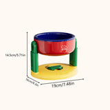 Adjustable Suction Cup Pet Bowl — Raised Feeder for Dogs & Cats