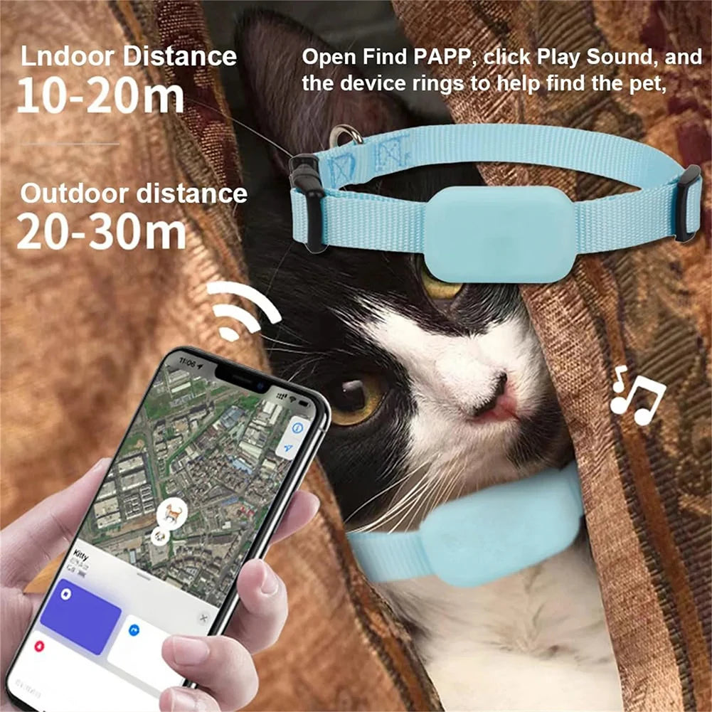 Smart GPS Dog Collar Tracker with Anti-Loss Protection - Adjustable Fit