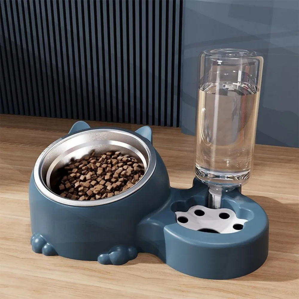 2-in-1 Auto Pet Feeder Bowl (Cage Hanging, Detachable, Large Capacity)