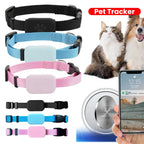 Reliable GPS Pet Tracker with Adjustable Collar - Real-Time Cat & Dog Locator