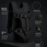 Hands-Free Pet Chest Carrier (Breathable Mesh, Adjustable, Travel)