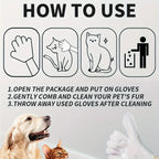 Pet Grooming Glove Wipes — Cleaning & Deodorizing On-the-Go, 18-Count