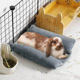 Rabbit Cuddle Bed — Plush Cushioned Lounger for Small Pets