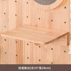Wall-Mounted Cat Climbing Shelf & Hammock
