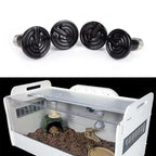 Black Ceramic Heat Emitter — No-Light Infrared Bulb for Snake & Chameleon Tanks