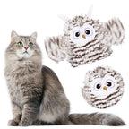 Flapping Sparrow Cat Toy — Rechargeable Chirping Bird Simulator