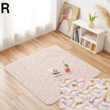 Washable Rabbit Floor Mat — Cotton Training Pad & Cage Liner